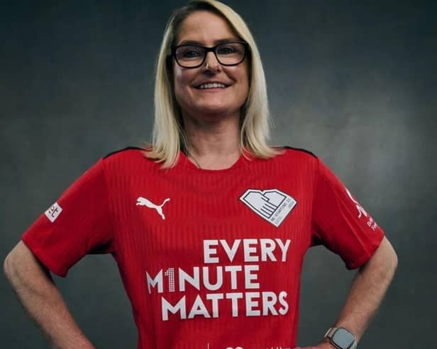 Clare Bailey survived a cardiac arrest and an urgent heart transplant.