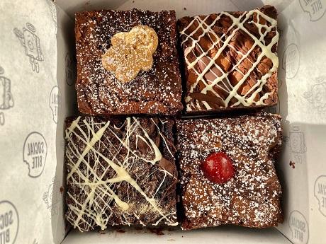 This box of brownies comes in Gingerbread, Maple Spice, Blackforest and Christmas Mince Pie flavours, with proceeds going to help the homeless
The Festive Box £12.99 Social Bite (shop.social-bite.co.uk)