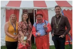 National Festival Circus dropped in at a Doncaster school to the delight of pupils.
