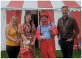National Festival Circus dropped in at a Doncaster school to the delight of pupils.
