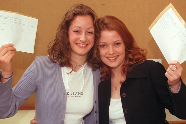 Michelle Heeley and Kirsty Reed in 1999