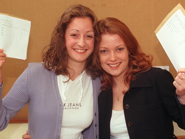 Michelle Heeley and Kirsty Reed in 1999