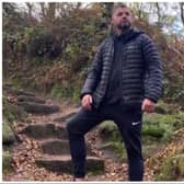 Justin Barnes is walking from Newcastle to Plymouth for four charities.