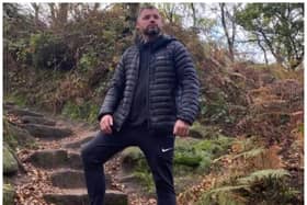 Justin Barnes is walking from Newcastle to Plymouth for four charities.