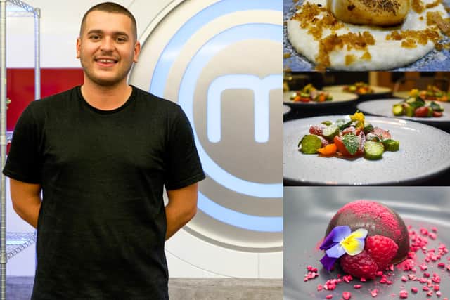 Doncaster born Max Davis is in the running to become the 2020 winner of MasterChef.