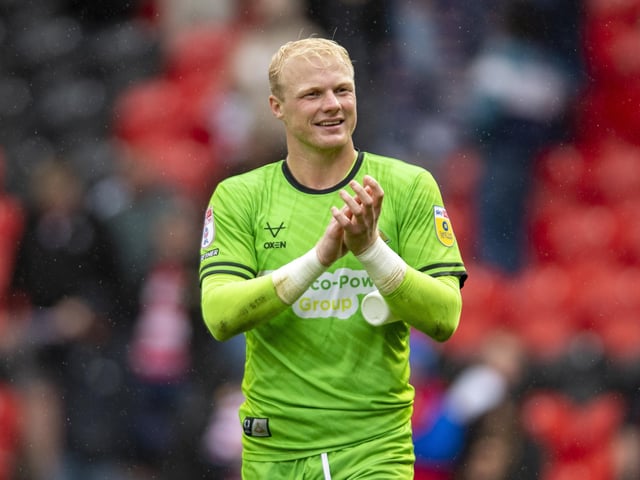 Gifted Wimbledon an early lead with a howler after letting the ball slip from his grasp. Recovered well, however, and saved well from Ethan Chislett and Ali Al-Hamadi as Wimbledon went in search of an equaliser.