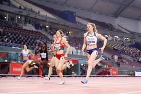 Beth Dobbin in action at the 2019 World Athletics Championships in Doha, Qatar. Photo by Christian Petersen/Getty Images