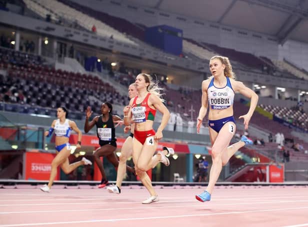 Beth Dobbin in action at the 2019 World Athletics Championships in Doha, Qatar. Photo by Christian Petersen/Getty Images