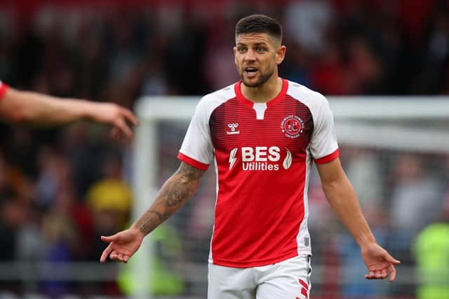 Former Rovers defender Danny Andrew has been enjoying an excellent season for Fleetwood Town despite the side's struggles.