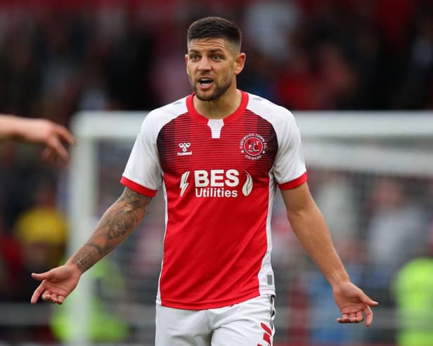 Former Rovers defender Danny Andrew has been enjoying an excellent season for Fleetwood Town despite the side's struggles.