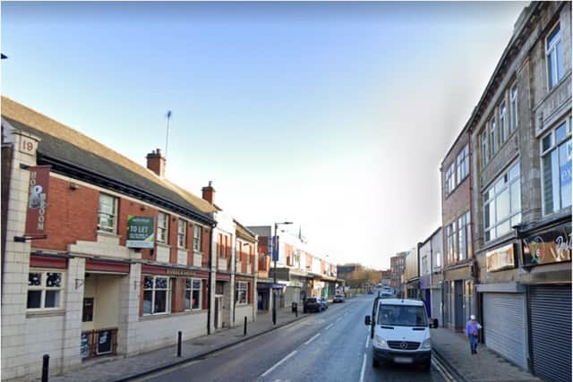 Police were called to East Laith Gate in Doncaster town centre.