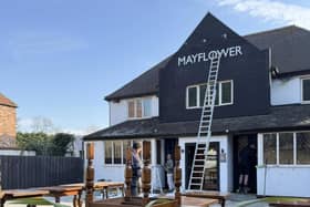 Work is currently under way to re-open The Mayflower at Austerfield.