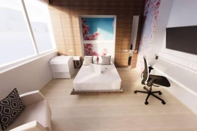 The bedroom