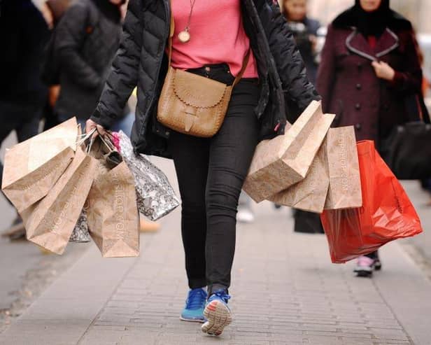 More people are returning to the high street.