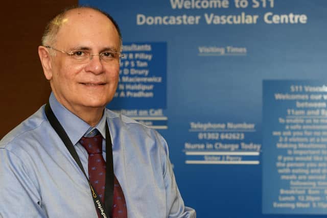 Sewa Singh, Medical Director at Doncaster and Bassetlaw Teaching Hospitals, pictured.