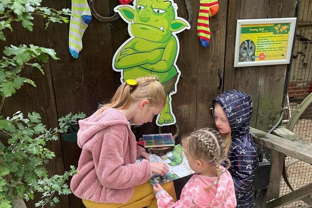 Grab a magical stamp book and find all the mystical characters along the trail!