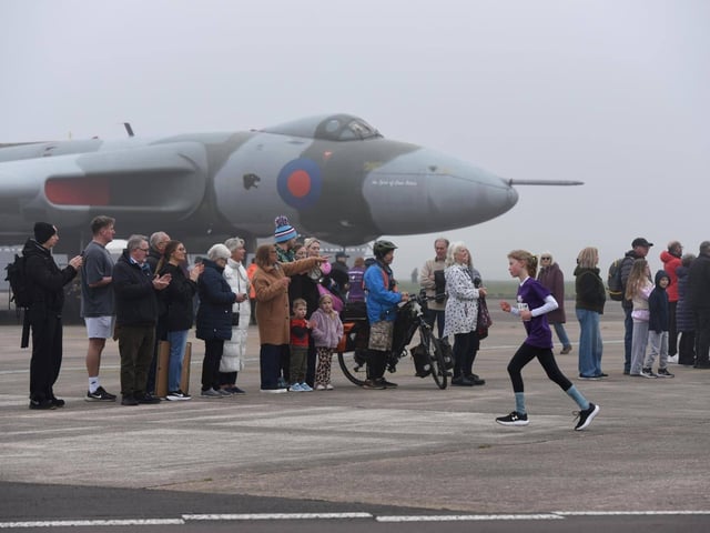 Thousands of runners took part in the event at DSA