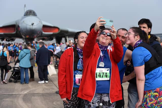 The Run the Runway event at the soon-to-be-reopened Doncaster Sheffield Airport saw more than 2,500 individuals from the ages of seven to 80 take to the tarmac in two distances – 5.8k and 3.5k – in support of a variety of good causes.