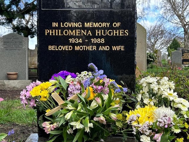Philomena's grave