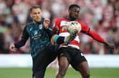 Crewe's Mickey Demetriou has been rated as League Two's best player so far this season.