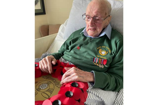 Fred Adamson received a video message from the great grandson of Sir Winston Churchill.