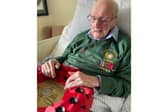 Fred Adamson received a video message from the great grandson of Sir Winston Churchill.