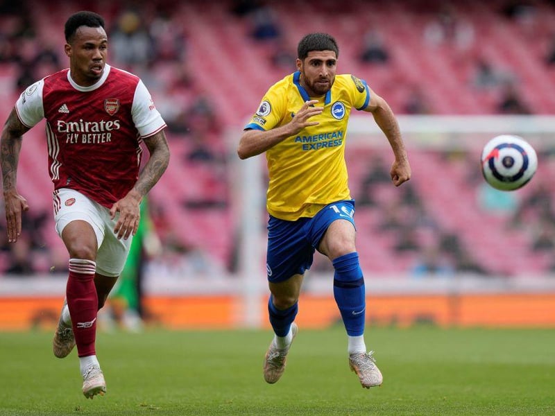 Feyenoord are set to complete a move for Brighton and Hove Albion forward Alireza Jahanbakhsh today once he has completed a medical. (De Telegraaf)
(Photo by ALASTAIR GRANT/POOL/AFP via Getty Images)