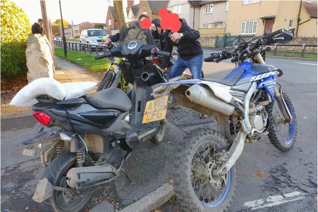 Police also seized a stolen bike in Woodlands.