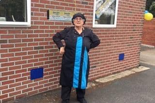 Jenny White has worked at the school for 37 years.