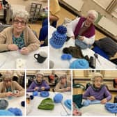 Residents of Trust Care's The Laurels home enjoy the knit and nnatter club