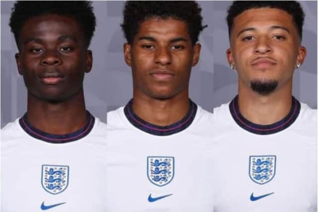 Bukayo Saka, Marcus Rashford and Jadon Sancho were targeted with racist abuse after missing penalties in the Euro 2020 final with Italy.