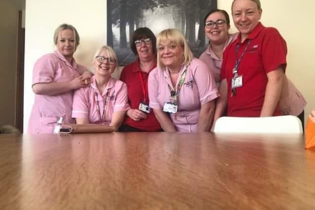 NHS hero pictures. Service workers at DRI.