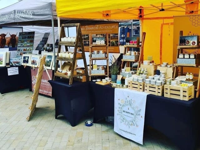 A lot of the products are unique to the traders and not available on the high street