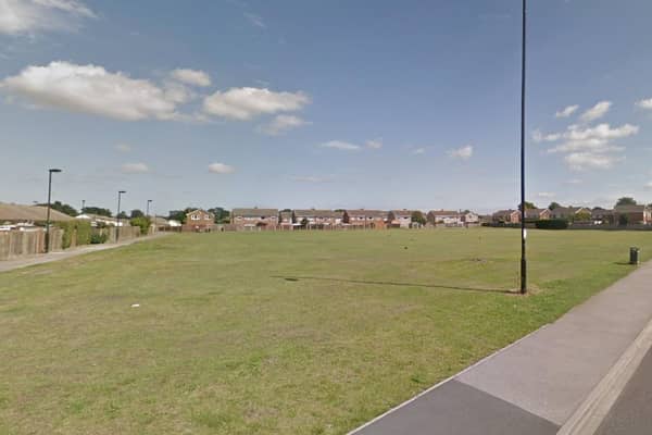 The site of the new homes