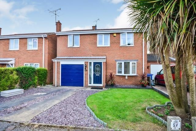This four bedroom house is around the corner from the park - it is on the market for offers over £190,000. Marketed by Bairstow Eves, 01623 355730.