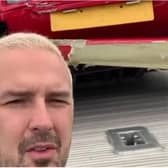 Paddy McGuinness crashed the Lamborghini in June. (Photo: Instagram).