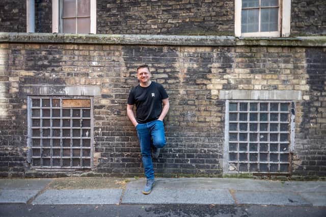 Simon Paine, from the Rebel Business School, which has just been granted a Queen's Award