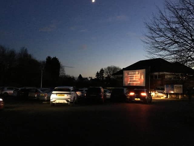 Last year' drive-in carol service was very popular.