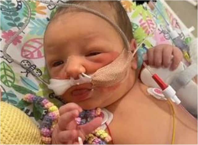 Tyson Fury shared a photo and update on newborn daughter Athena. (Photo: Tyson Fury/Instagram)