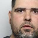 Sonny Ackerman hurled a bin and rocks at police.