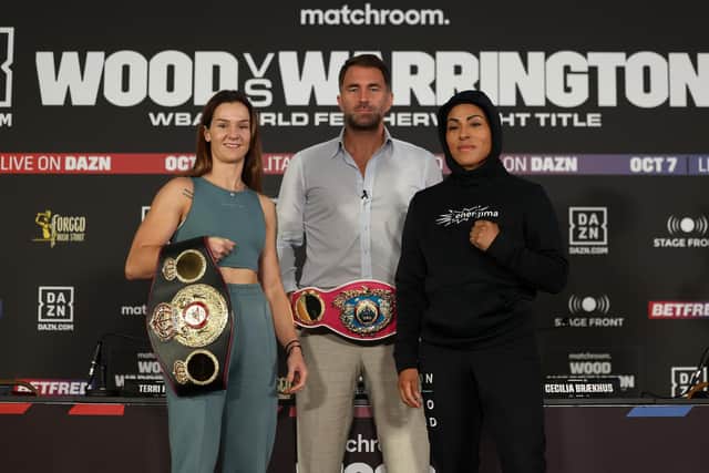 Terri Harper and Cecilia Braekhus final press conference ahead of their WBA and vacant WBO World super-welterweight title fight. Picture By Mark Robinson Matchroom Boxing