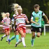 Sophie Scargill in action for Doncaster Rovers Belles.