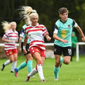 Sophie Scargill in action for Doncaster Rovers Belles.