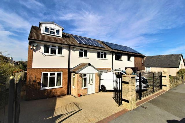 This four-bedroom semi-detached house in Norton has a guide price of £375,000 and comes with 'hot tub outbuildings'. (https://www.zoopla.co.uk/for-sale/details/54654254)