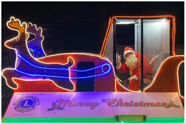 Isle of Axholme Lions was forced to cancel its sleigh tour after Santa fell ill.