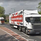 HGVs on Hickleton bypass