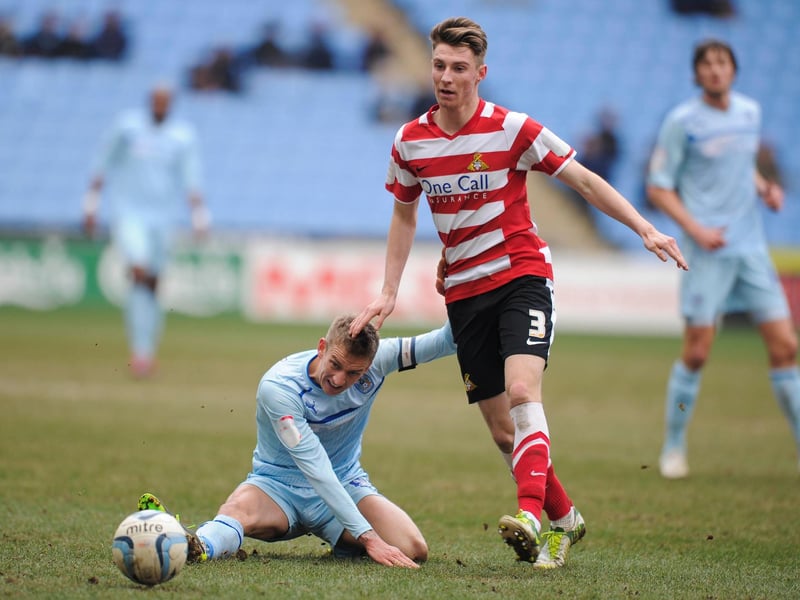 12/13 appearances: 40. 
After his breakout season, the academy product was a regular in the Championship the following term. He earned a move to Middlesbrough - Rovers receiving Curtis Main and £500k in the deal. The full back had loan spells with Fulham and Huddersfield before signing for Norwich. Further loans at Fleetwood and Blackpool followed before the Tangerines made the deal permanent in January.