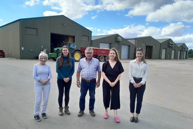 Doncaster MP Sally Jameson visited Limpool Farm in Tickhill to discuss farming issues.