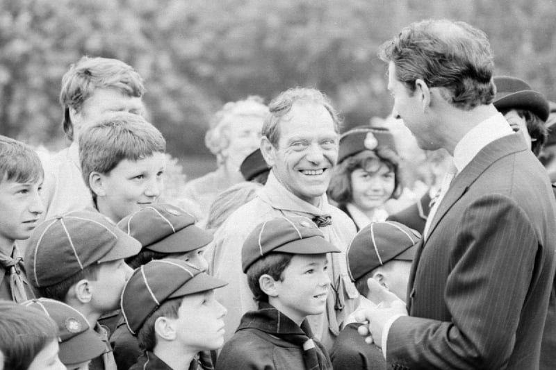 1988 - Prince Charles on a visit to Glenrothes