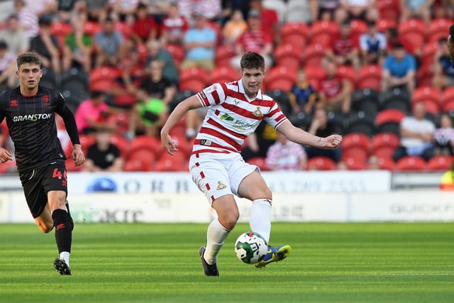 Best performance yet in a Doncaster shirt. Looked solid all night minus one or two shaky moments distributing the ball. Made a great run to connect with Molyneux's free-kick for what should have been the winning goal.